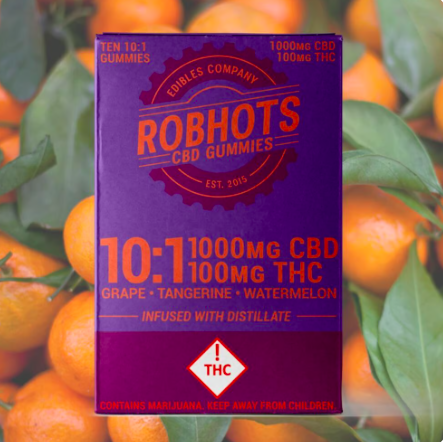 ROBHOTS 10:1 CBD:THC Gummies
